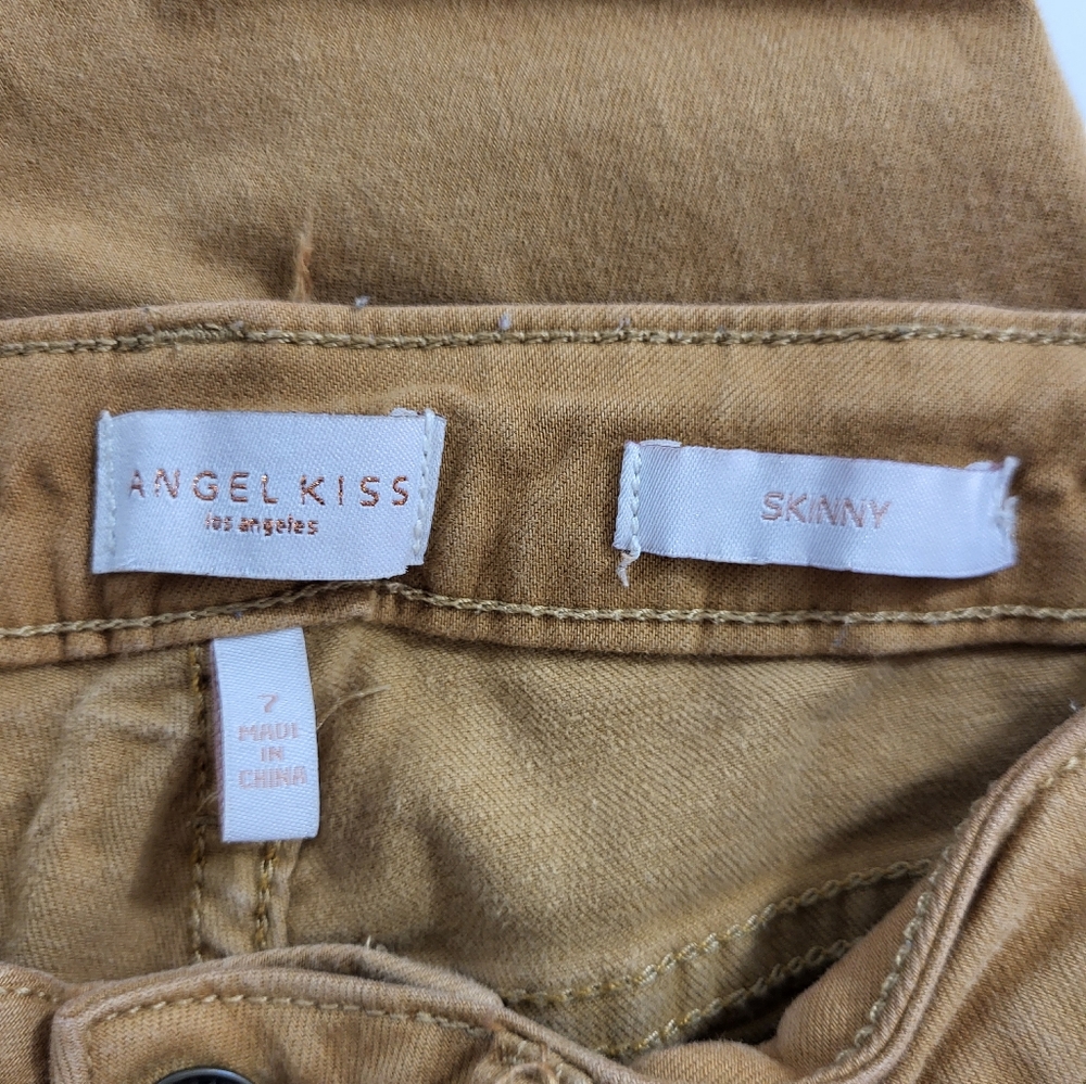 Juniors Button Fly Jeans Size 7 - Picture 4 of 4